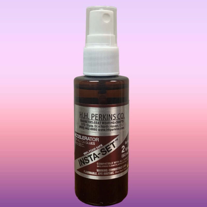 Insta-Set accelerator from HH Perkins 2 FL oz bottle.