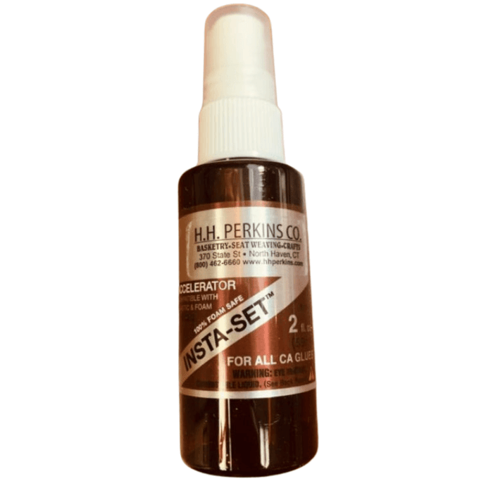 HH Perkins Insta-Set Accelerator 2 fl oz bottle.