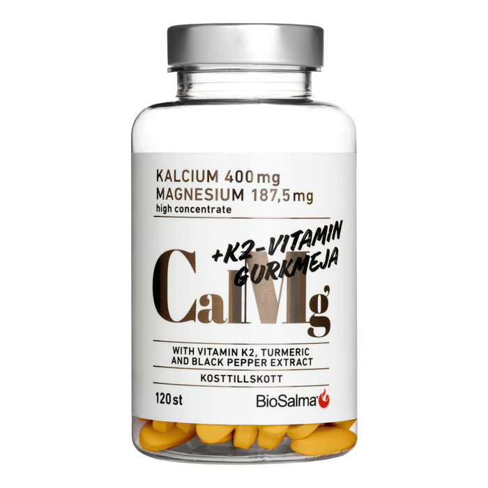 Kalcis ir Magnis su Vitaminu K2, 120 tablečių – nuotrauka 1