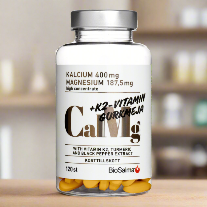 Kalcis ir Magnis su Vitaminu K2, 120 tablečių – nuotrauka 3