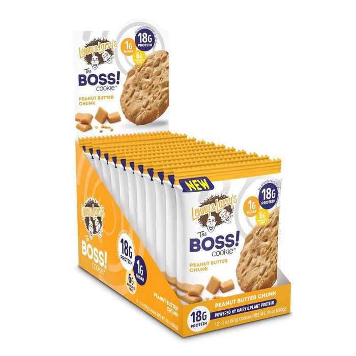 Lenny & Larry's The Boss Cookie 12 Box Peanut Butter Chunk