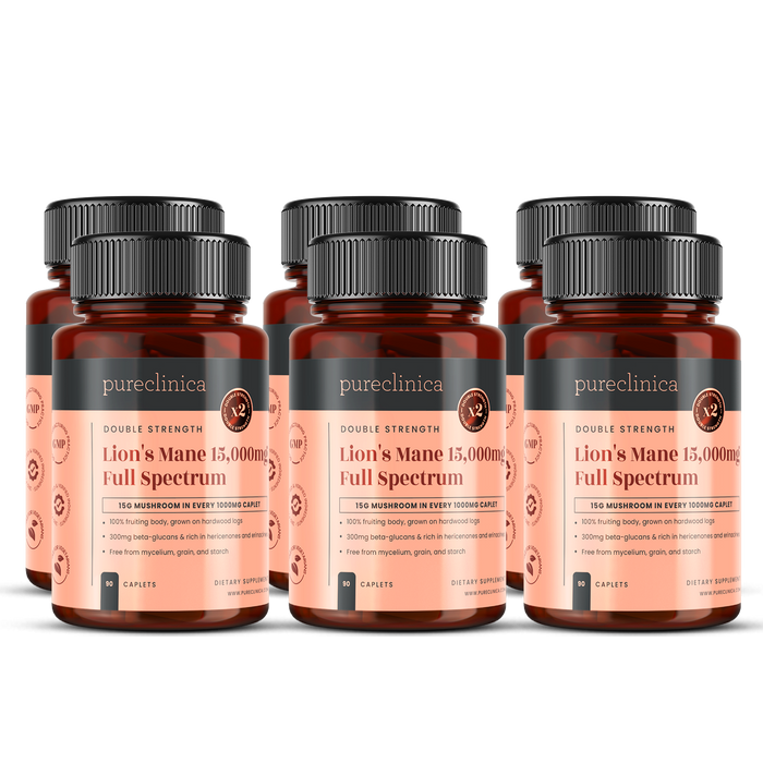 Lion's Mane Full Spectrum Mushroom Extract 15,000mg x 90 caplets