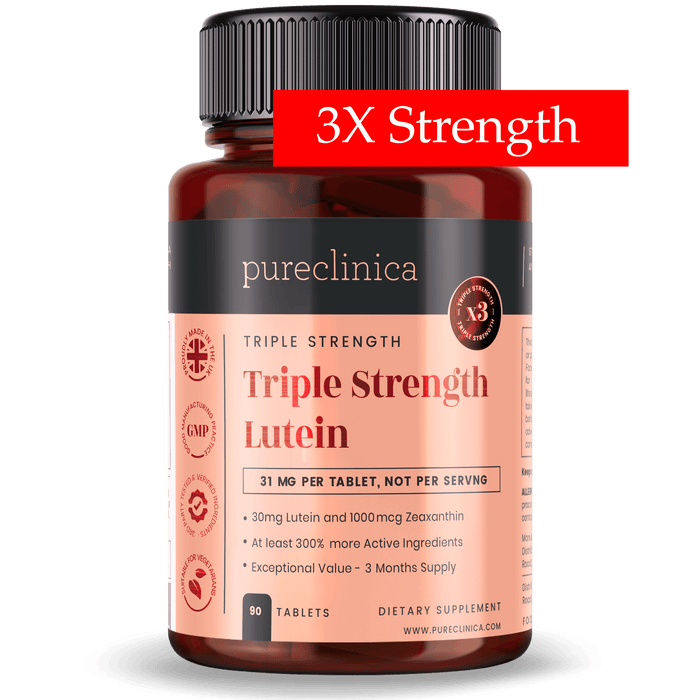 Lutein 30mg + Zeaxanthin 1000mcg x 90 tablets