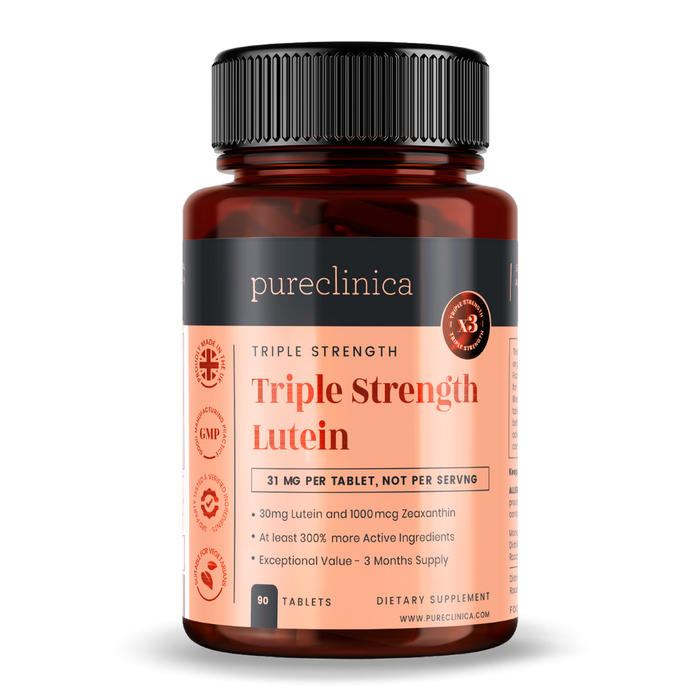 Lutein 30mg + Zeaxanthin 1000mcg x 90 tablets