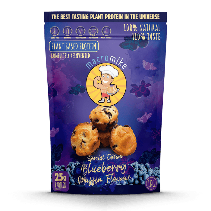 Macro Mike Protein 1kg Blueberry Muffin