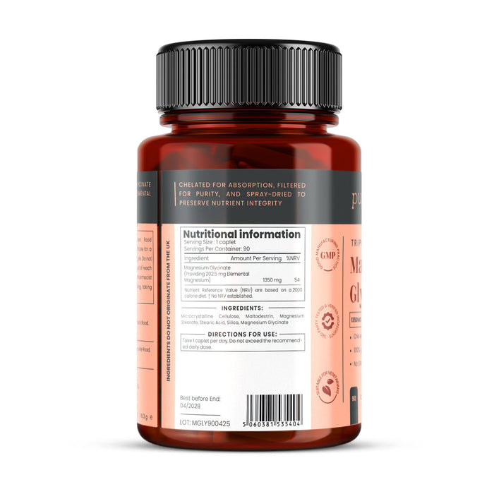Magnesium Glycinate 1350mg x 90 caplets