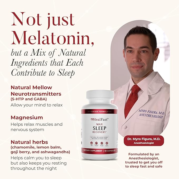 HealFast Supplements for Sleep Recovery
