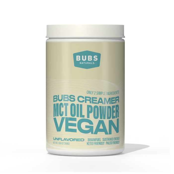 BUBS MCT Oil Powder Vegan tub