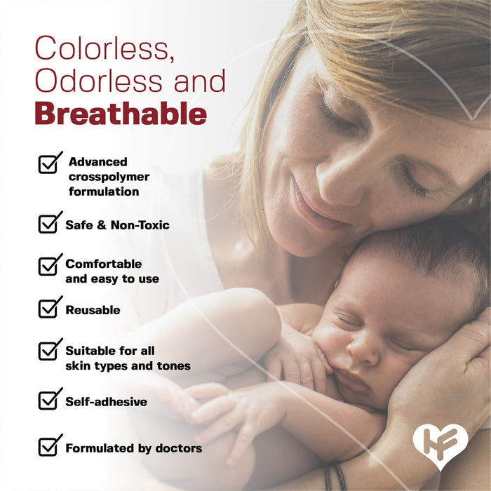 Odorless, Colorless & Breathable Scar Strips