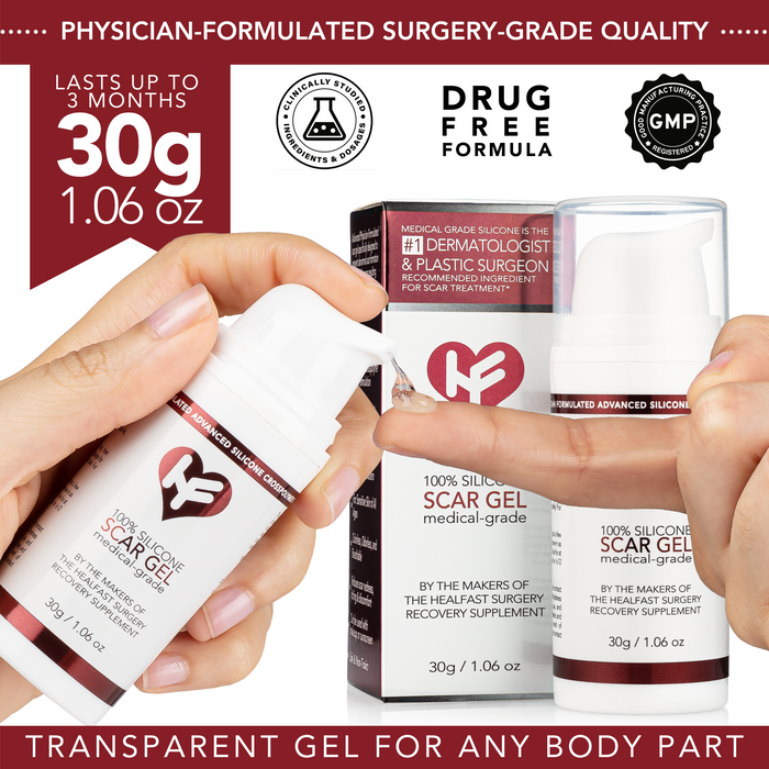 HealFast Silicone Scar Gel - 100% Silicone