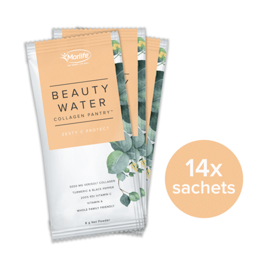 Morlife Beauty Water Zesty C Travel Pack 14x Sachet