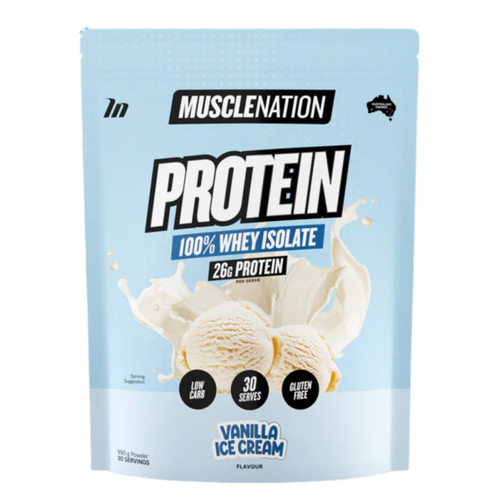 Muscle Nation 100% Whey Isolate Protein Powder