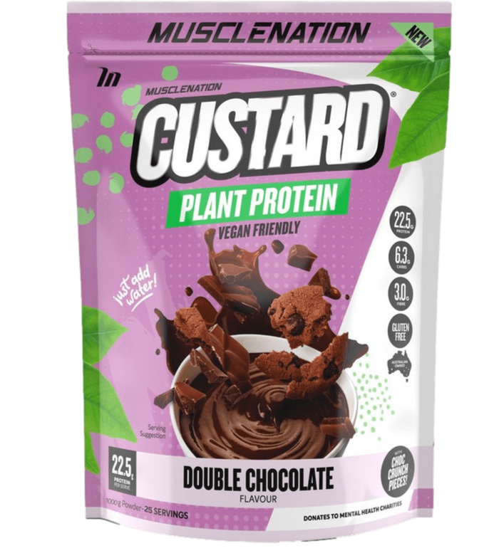 Muscle Nation Custard Plant Protein Double Chocolate