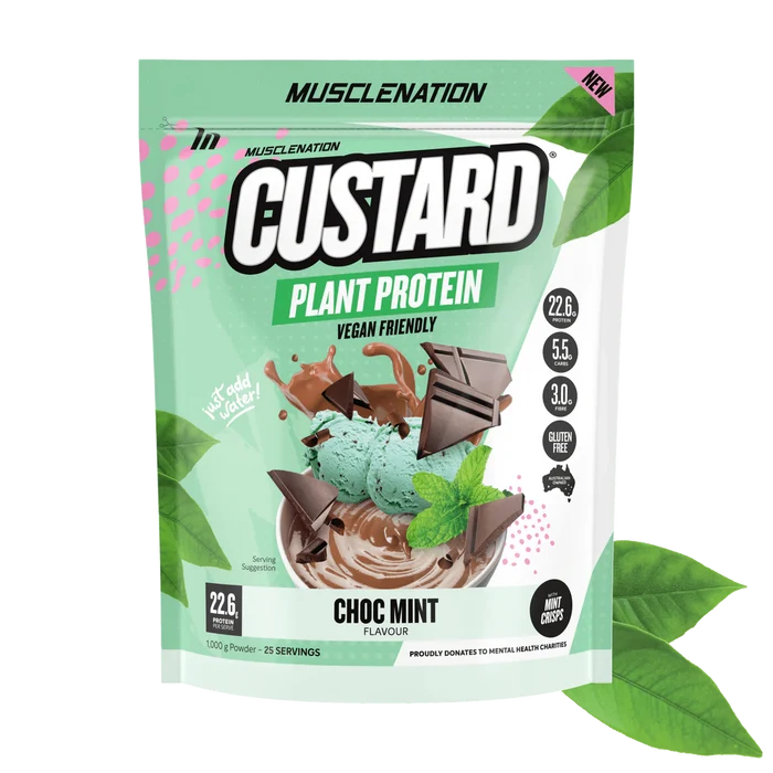 Muscle Nation Custard Plant Protein Choc Mint / 25 Serves