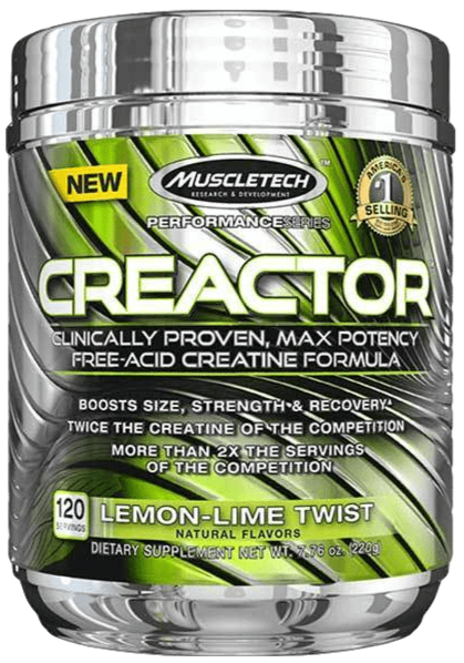 MuscleTech Creactor Creatine - Lemon/Lime Flavour