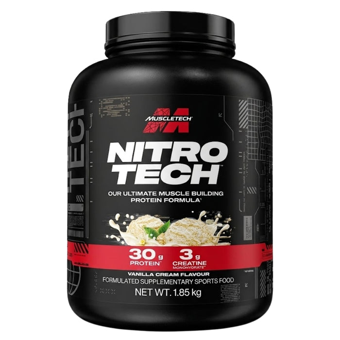 MuscleTech Nitro Tech Whey Protein Powder 4lb