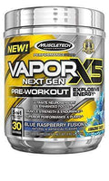 Muscletech Vapor Next Gen Pre Workout 30 serve Blue Raspberry