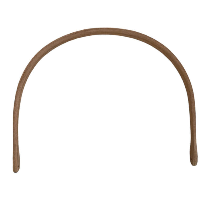 A Nantucket Round Cherry handle laying flat on a white background.