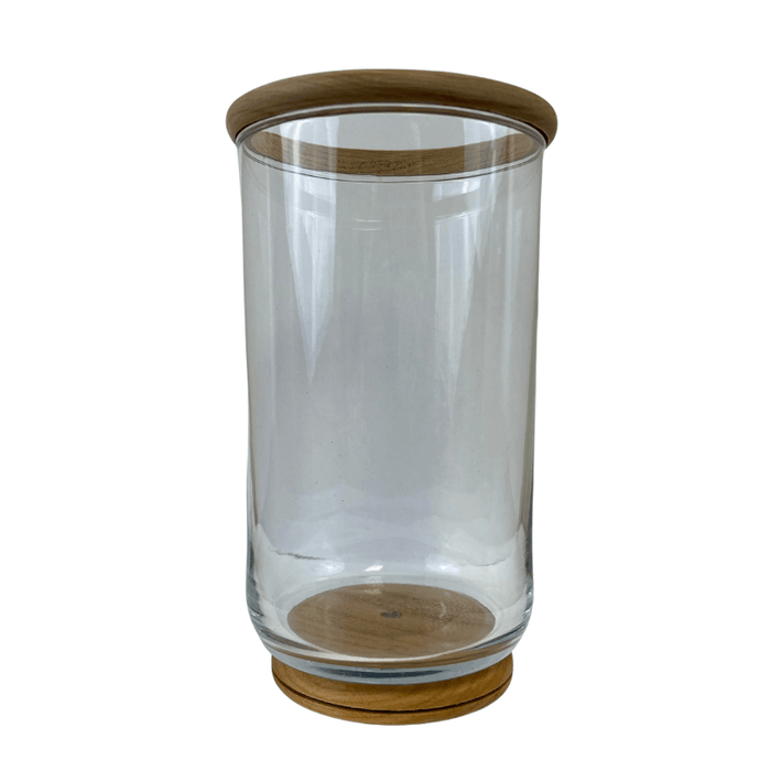 3 PIECE 6 INCH VASE SET ON WHITE BACKGROUND SOLD BY HH PERKINS CO.