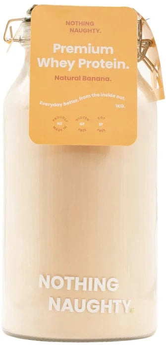 Nothing Naughty Whey Protein 1kg Banana 1kg
