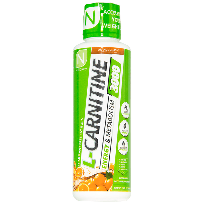 NutraKey L-Carnitine 3000 Orange Delight
