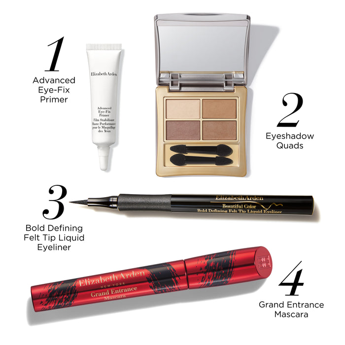 How to use Elizabeth Arden Makeup Products with Oh So Neutral Eyeshadow Quad Palette