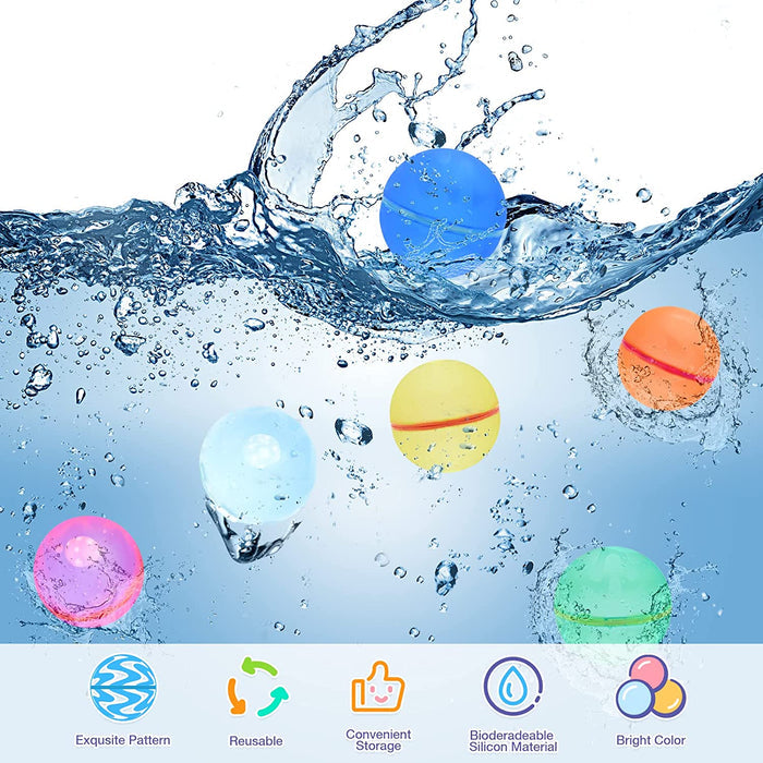 Omnisura™ Reusable Water Balloons (12 pcs)