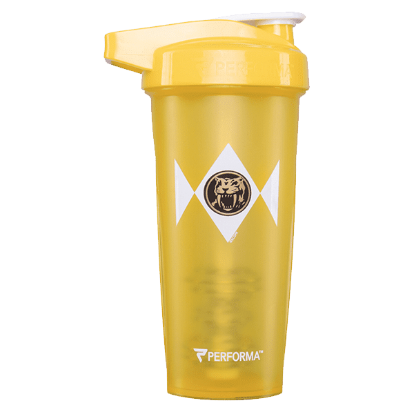 Performa Activ Shaker Power Rangers Series 800ml Yellow Ranger