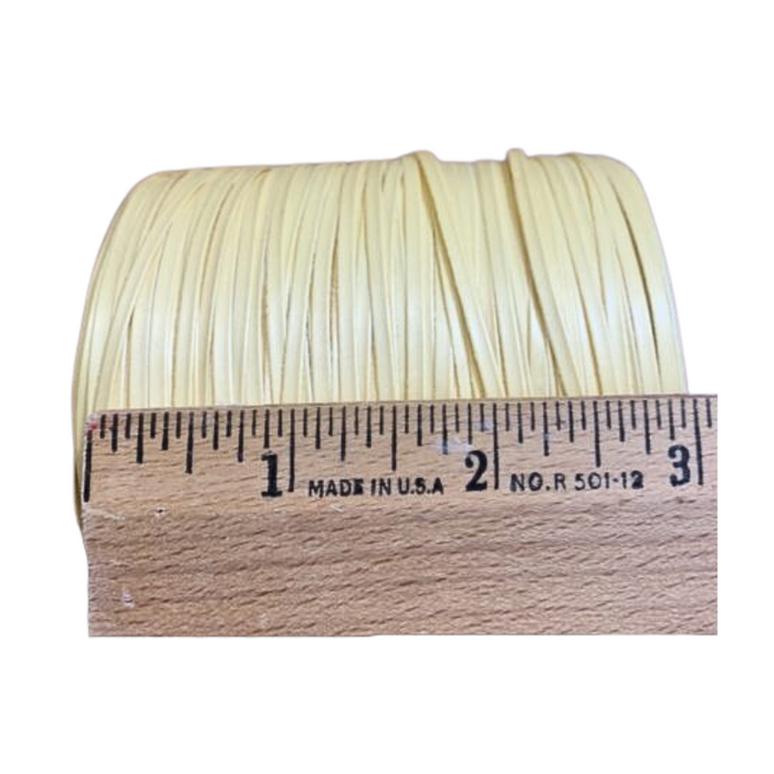 Fine Fine 2.25mm plastic cane on white background sold by HH Perkins Co.