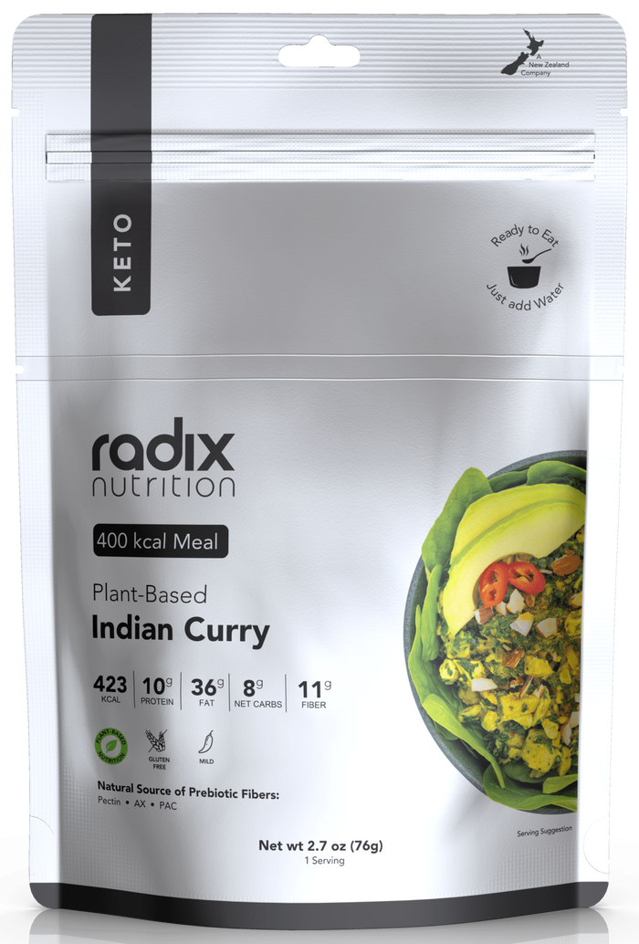 Radix Nutrition - Keto Main Meals 400kcal 400kcal / Indian Chickpea Curry (Plant-Based)