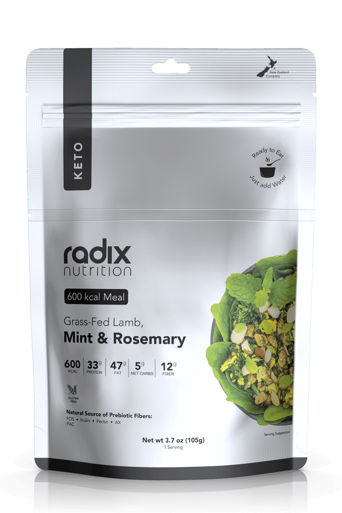 Radix Nutrition - Keto Main Meals 600kcal 600kcal / Grass-Fed Lamb, Mint & Rosemary