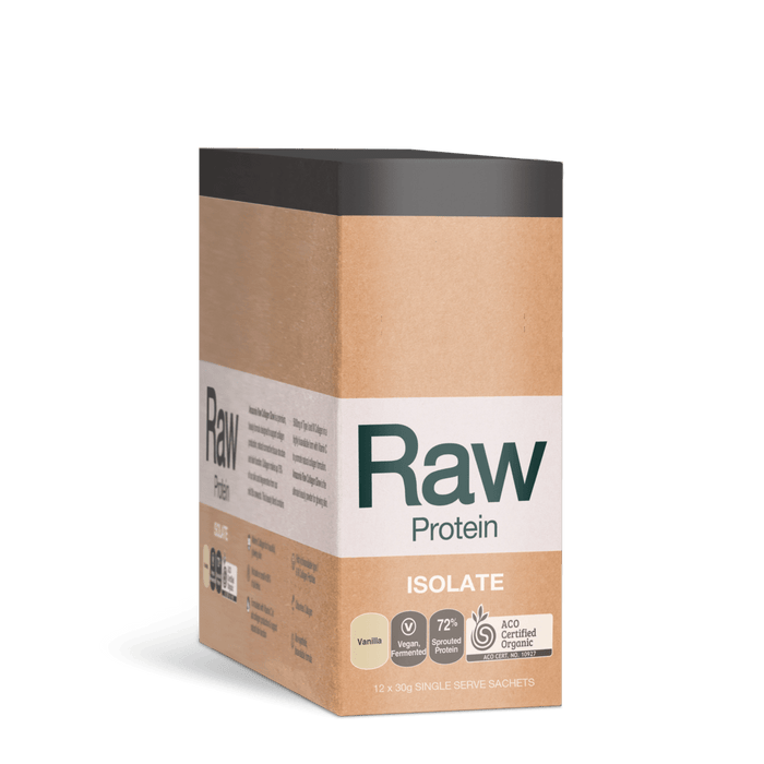 RAW Protein Isolate 12 x 30g / Vanilla