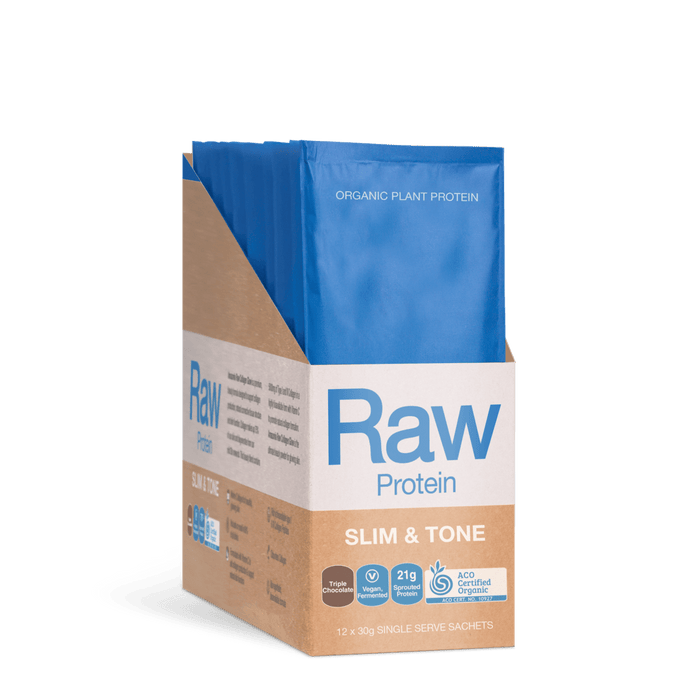 RAW Slim & Tone Protein 12 x 30g / Triple Chocolate