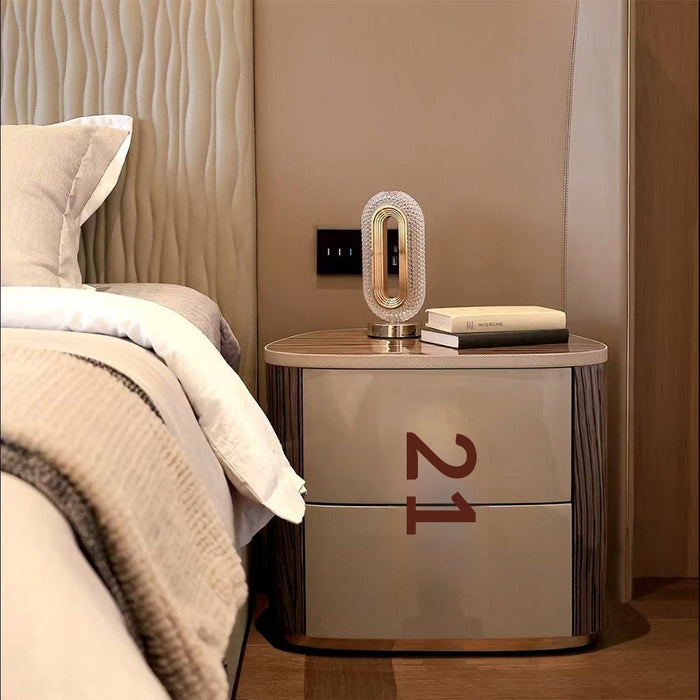 Rechargeable Oval LED Touch Table Lamp – USB Bedside Night Light