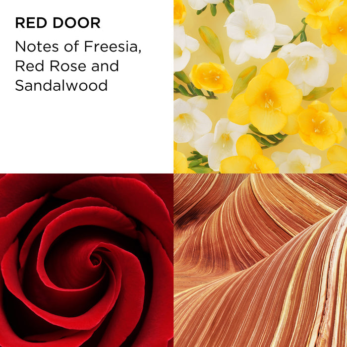 Elizabeth Arden UK Red Door 50 ml Eau de Toilette Fragrance 3pc Gift Set, Red Door Fragrance Notes