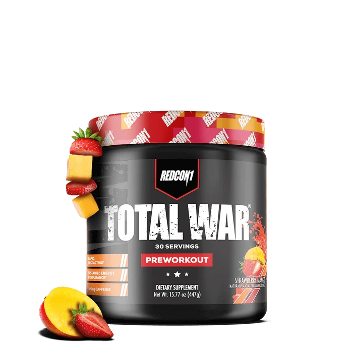 Redcon1 Total War Pre-Workout Strawberry Mango