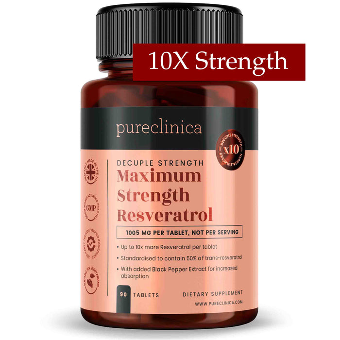 Resveratrol (50% trans-resveratrol) 1000mg x 90 tablets