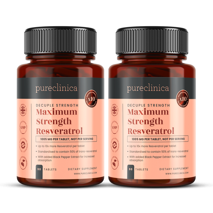 Resveratrol (50% trans-resveratrol) 1000mg x 90 tablets