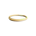 Round Maple 2-piece rim used for Nantucket Basket weaving on a white background