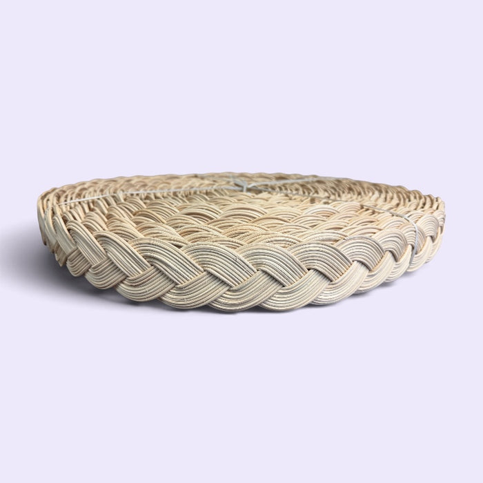Round Reed Braid in a 30-meter coil on a lavender background