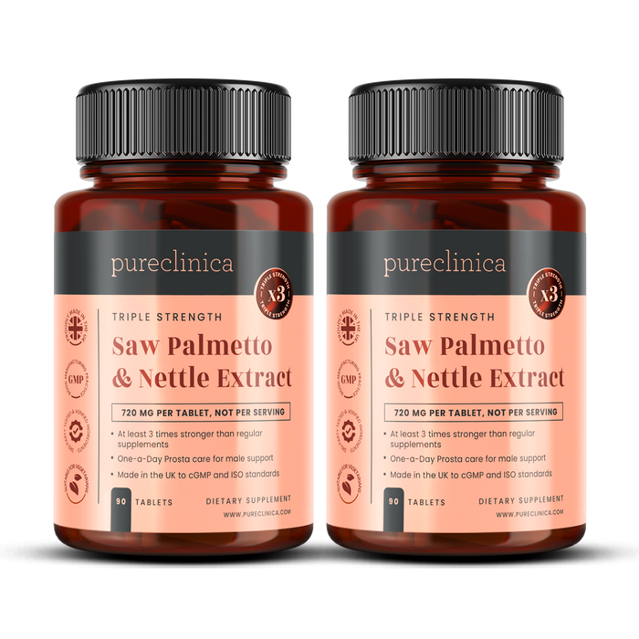 Saw Palmetto + Nettle Extract 3200mg x 90 tablets