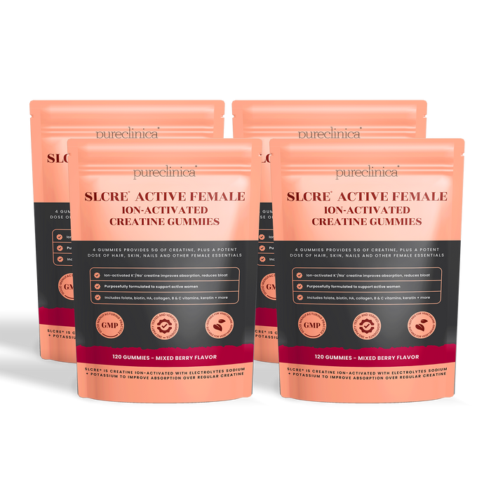 SLCRE® Active Female Ion-Activated Creatine Gummies 5000mg x 120 gummies