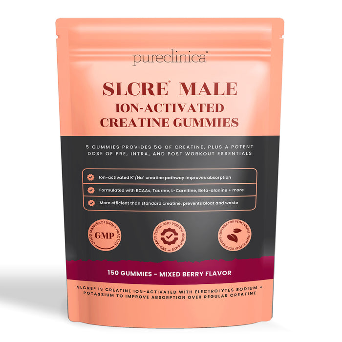 SLCRE® Male Ion-Activated Creatine Gummies 5000mg x 150 gummies