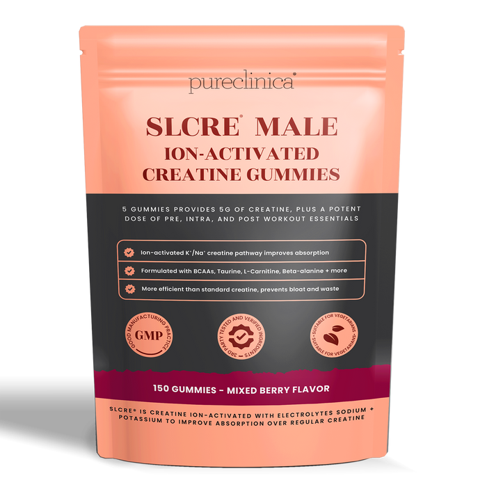 SLCRE® Male Ion-Activated Creatine Gummies 5000mg x 150 gummies