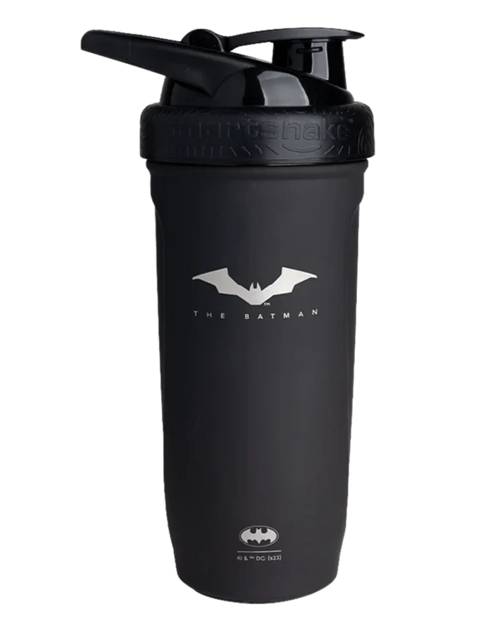 SmartShake DC Comics Reforce Stainless Steel Shaker 900ml Batman Logo