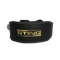 Sting Eco Leather Lifting Belt 6 Inch Large / Black