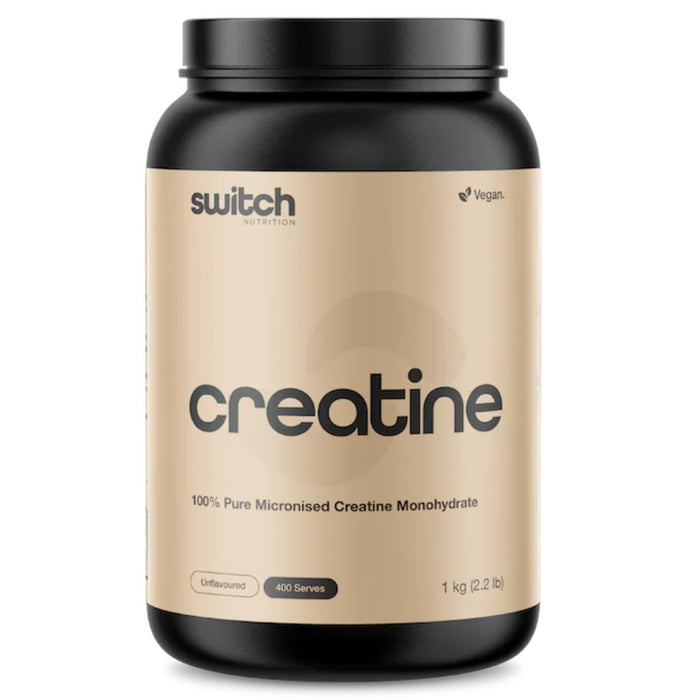 Switch Nutrition Essentials Pure Micronised Creatine Monohydrate Powder