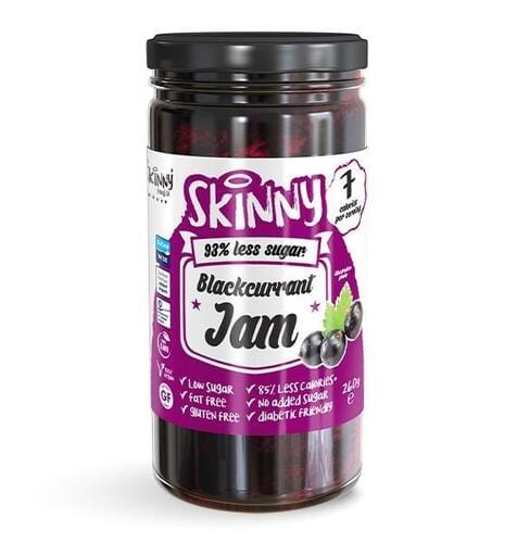 The Skinny Food Co Low Sugar Jam 260g / Blackcurrent