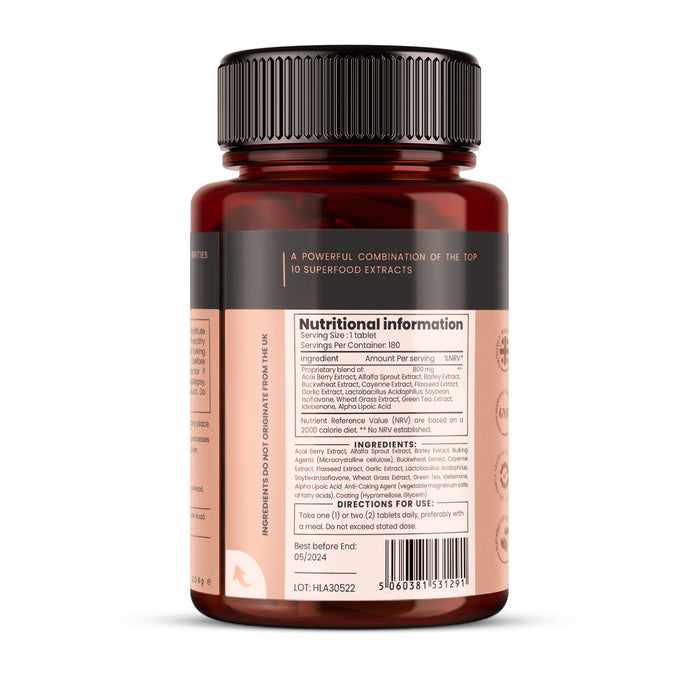 Tri-Active Ultra Superfood Complex 800mg x 180 tablets
