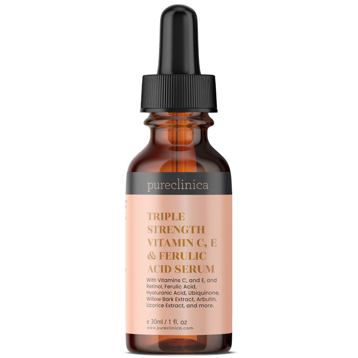 Triple Strength Vitamin C, E & Ferulic Acid Serum (w/Retinol & Hyaluronic Acid) 30ml / 1 fl oz